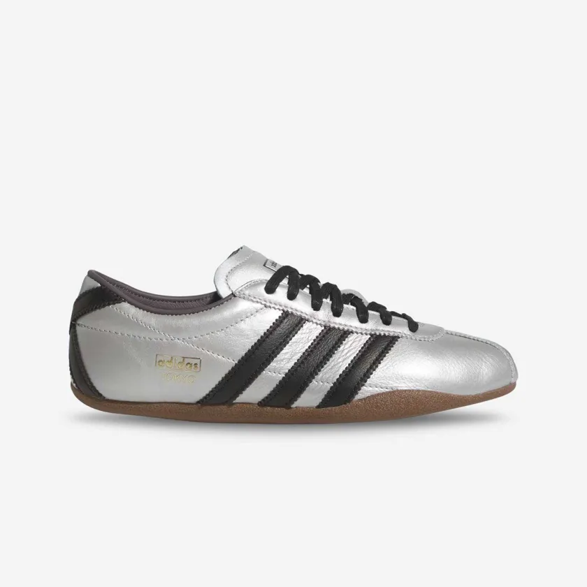 adidas Tokyo W Silver Metallic / Core Black — فضي وأسود