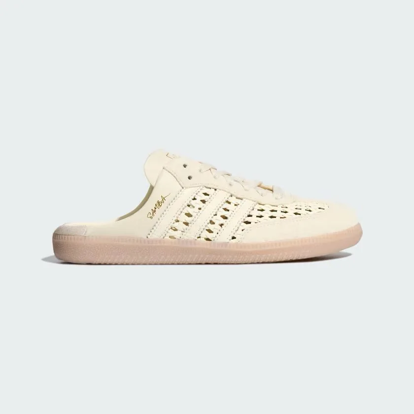 Adidas Samba OG Mule White / Cream — أبيض وكريمي