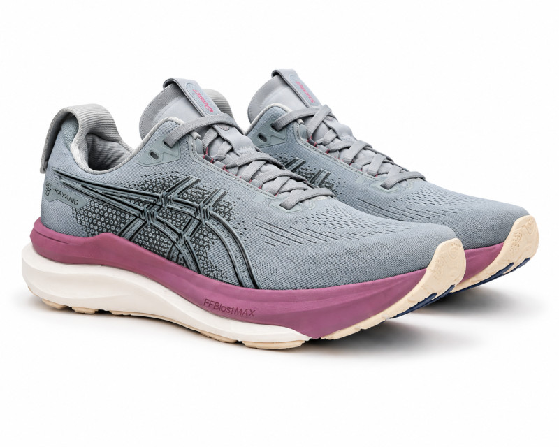 ASICS GEL-KAYANO 33 — رمادي ووردي
