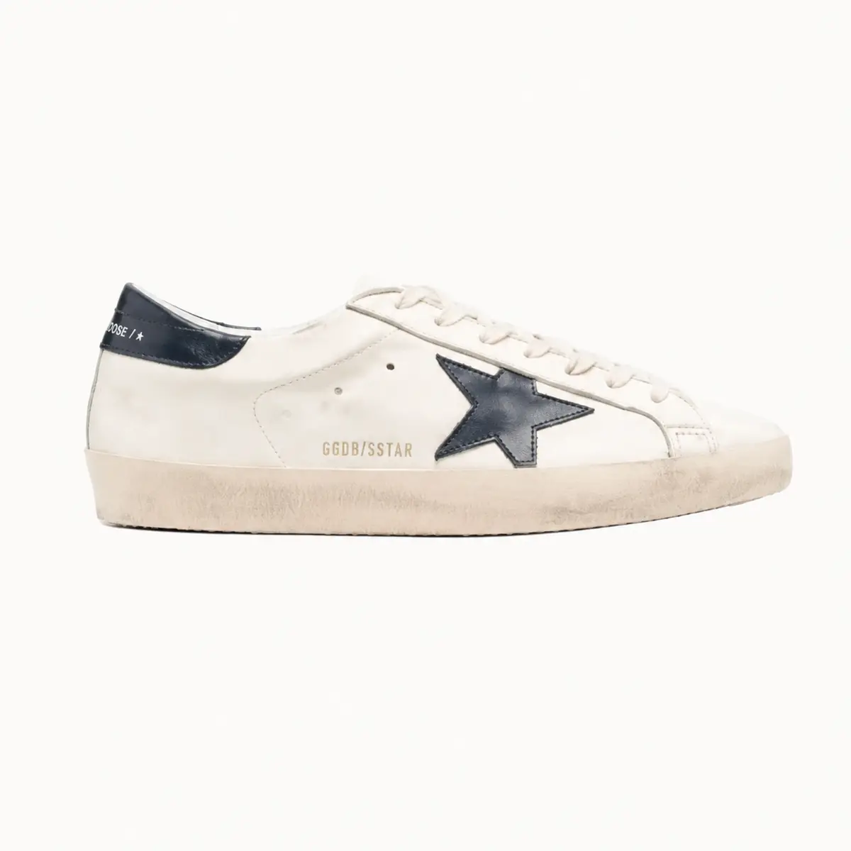 Golden Goose — Super-Star — أوف وايت بنجمة وكعب داكن