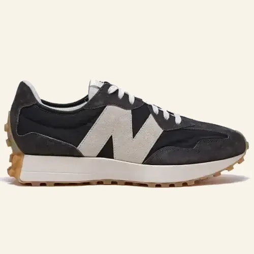 NEW BALANCE 327 أسود ورمادي غامق