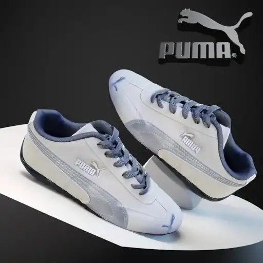 بوما — PUMA Speedcat — رمادي فاتح وأبيض