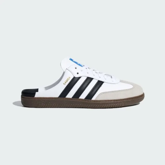 Adidas Samba OG Mule White — أبيض