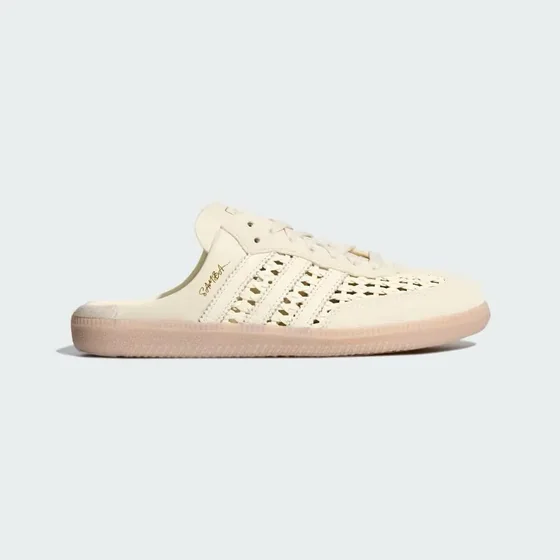 Adidas Samba OG Mule White / Cream — أبيض وكريمي