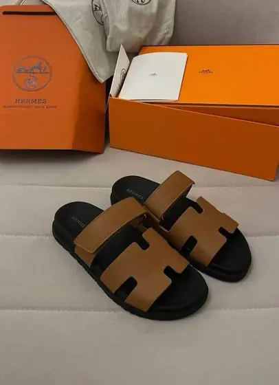 صندل هيرمز شيبر بني فاتح